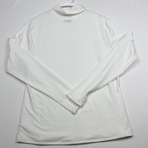 DSG Women's White Long Sleeve Turtleneck Top XXL - Picture 6 of 7